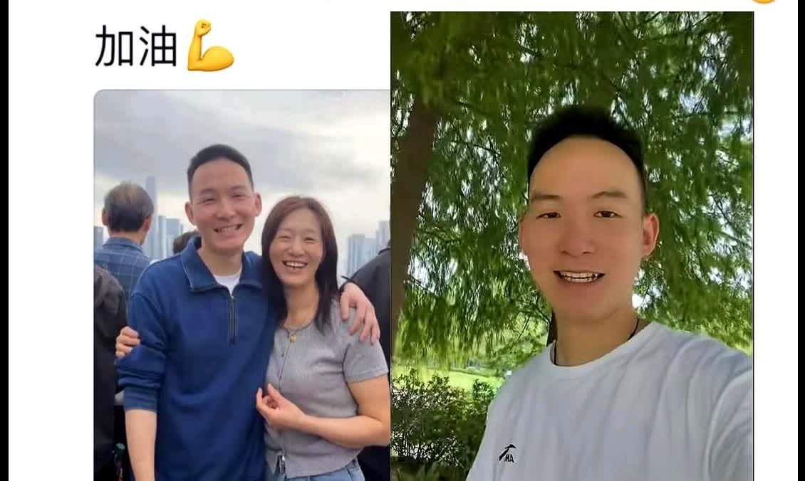 谢浩男发的最新视频显示，他笑容满面阳光灿烂，好像分毫都不会受到网络舆情的影响，还