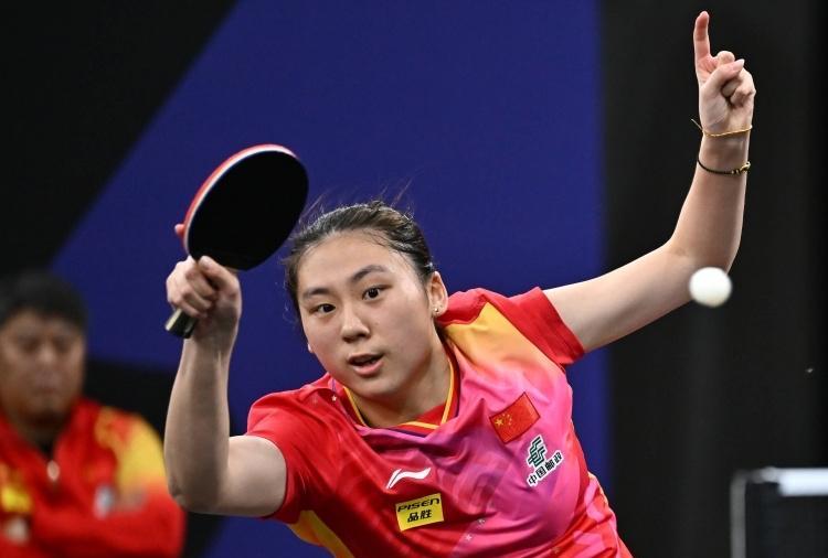 让三追四！WTT美国大满贯女单1/4决赛中，陈熠4:3逆转早田希娜，晋级赛事四强