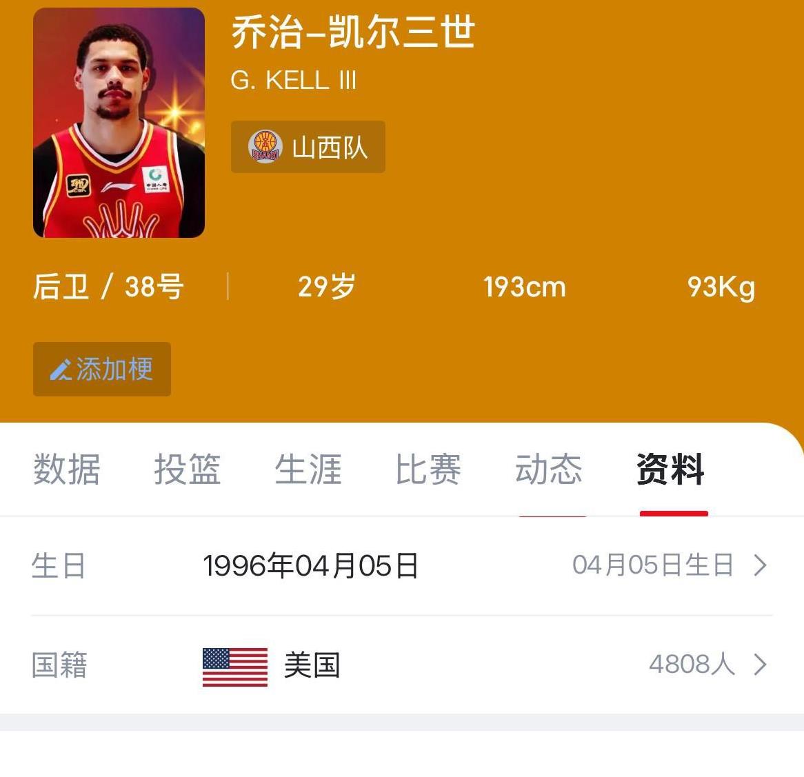 #山西男篮正式上报迪亚洛和凯尔三世优先续约权# 据知名媒体人江南的城爆料，山西男