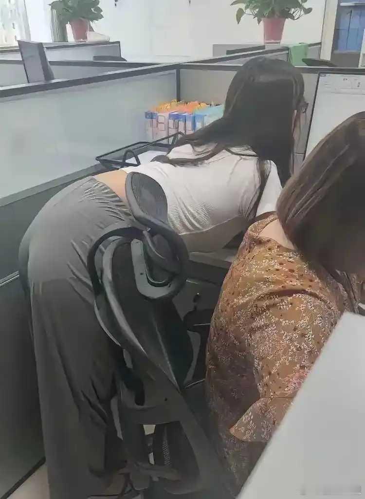 老板也太偏心了，连个办公椅都没有给她　