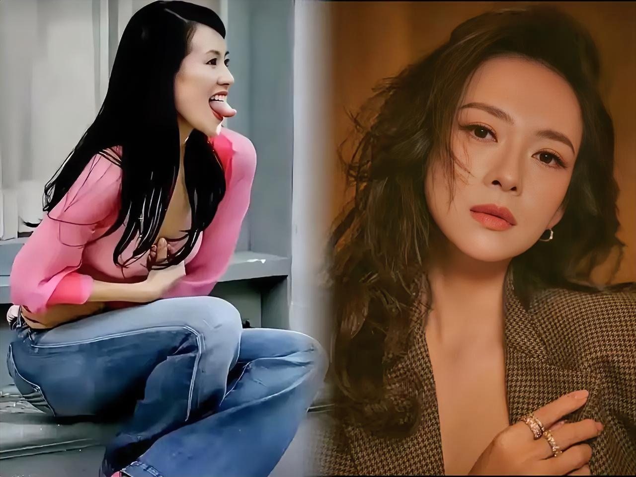 谁能想到国际章也有被翻黑历史的一天！早年海外活动频繁的她，因爱吐舌头拍照被冠上