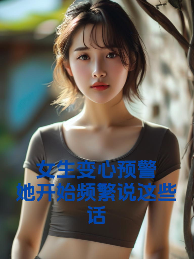 女生变心预警：她开始频繁说这些话