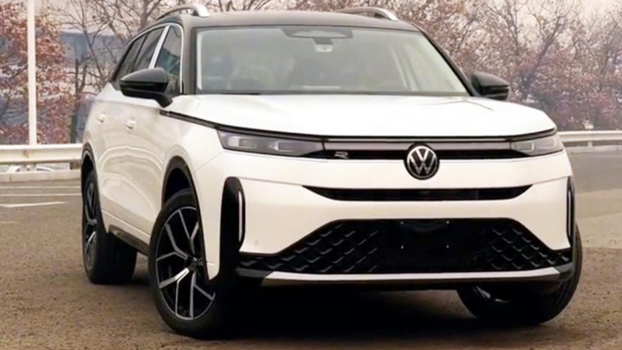 新款大众揽巡工厂现身，内/外设计调整，车长超5米，升级272马力