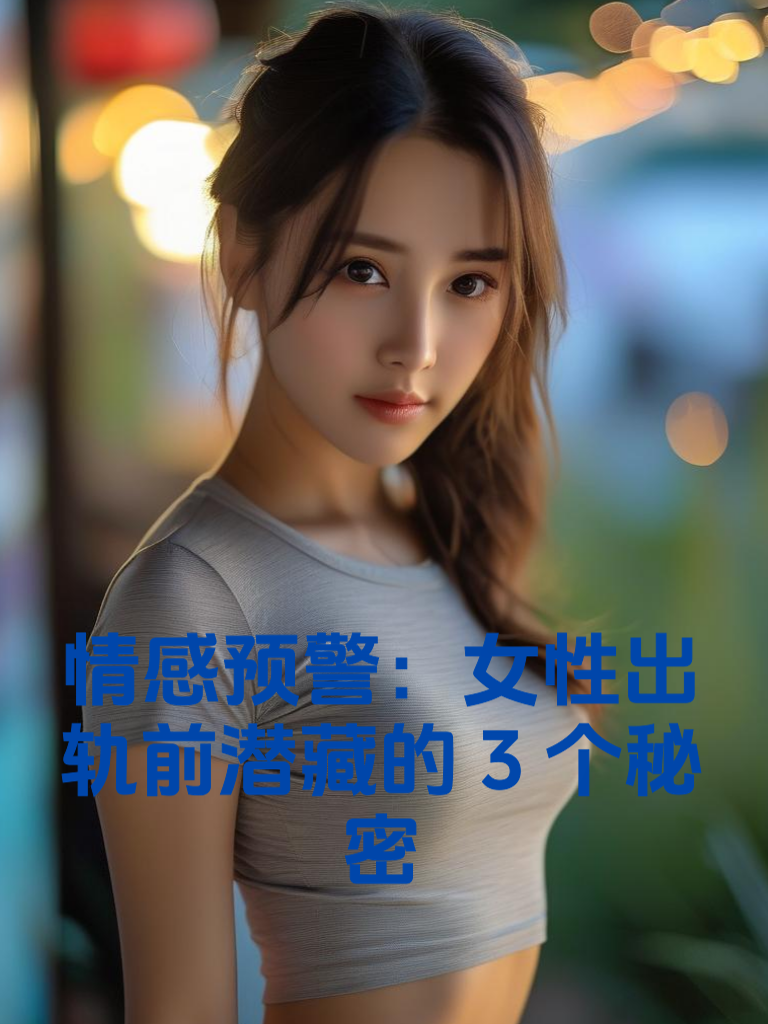 情感预警：女性出轨前潜藏的3个秘密