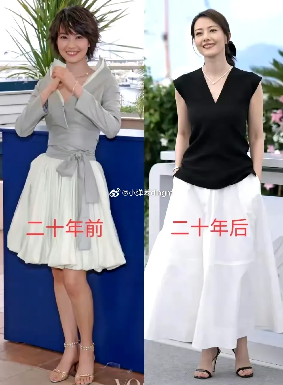 竟然感觉20年后的高圆圆更美了 ​