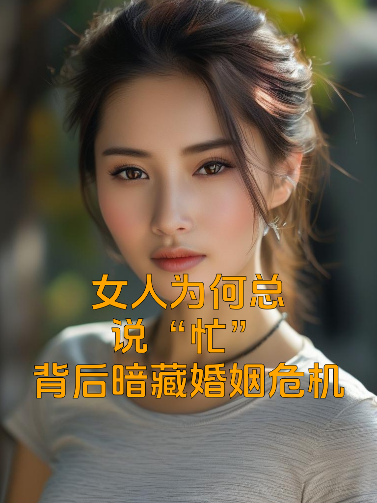 女人为何总说“忙”，背后暗藏婚姻危机