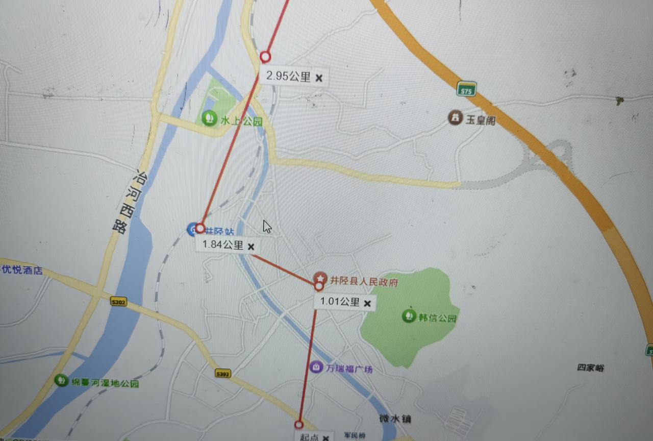 石家庄地铁9号线自制规划图
线路名称：石家庄地铁9号线（井陉线）
起止点：井陉中