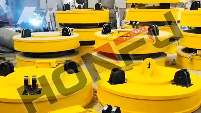 起重机电磁吸盘常见故障排查与维修指南！山东宏孚科技厂家