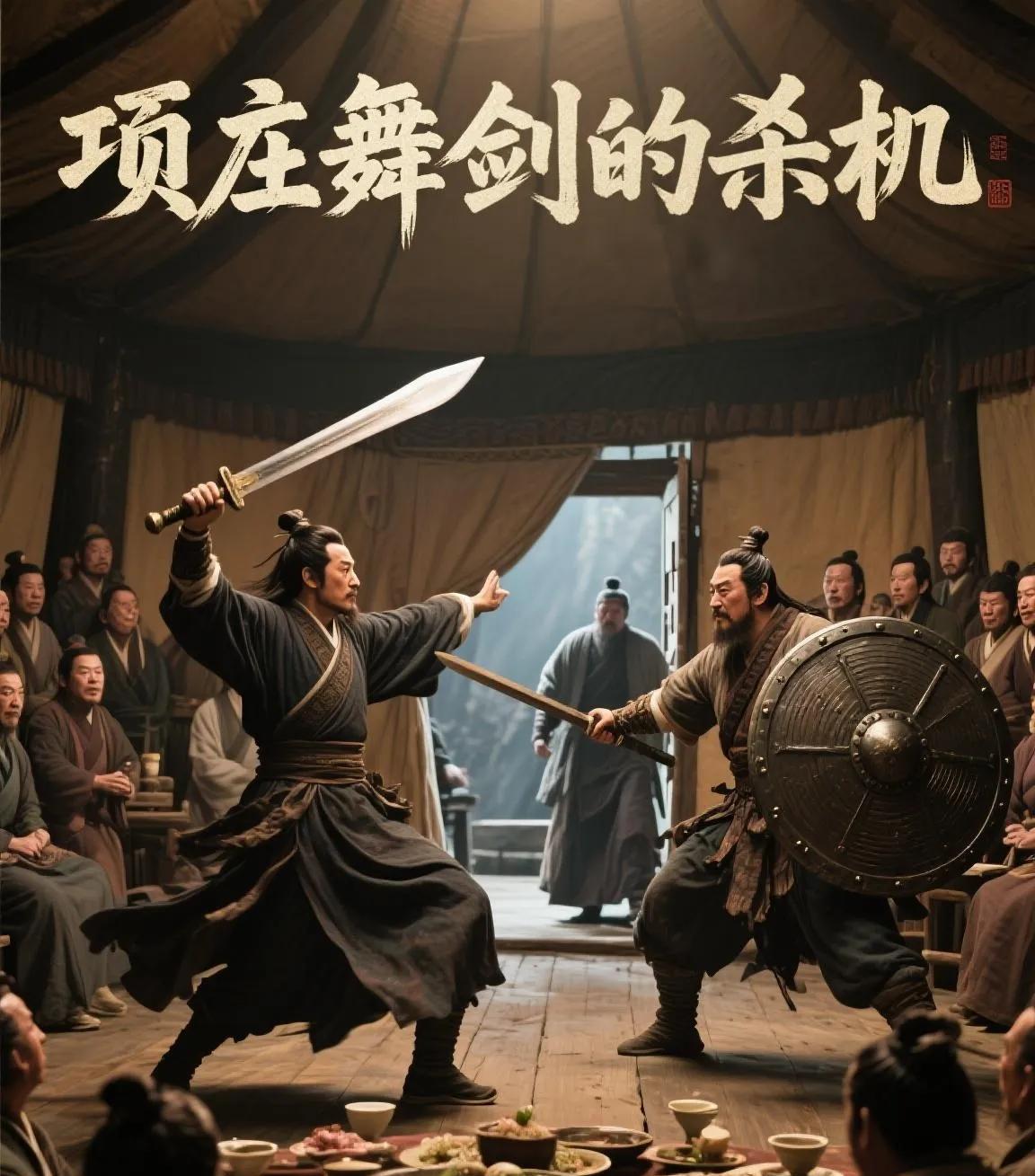 鸿门宴前后，项羽究竟面临着怎样的困境！
酒香四溢的鸿门宴上，项羽的手拂过剑柄又松
