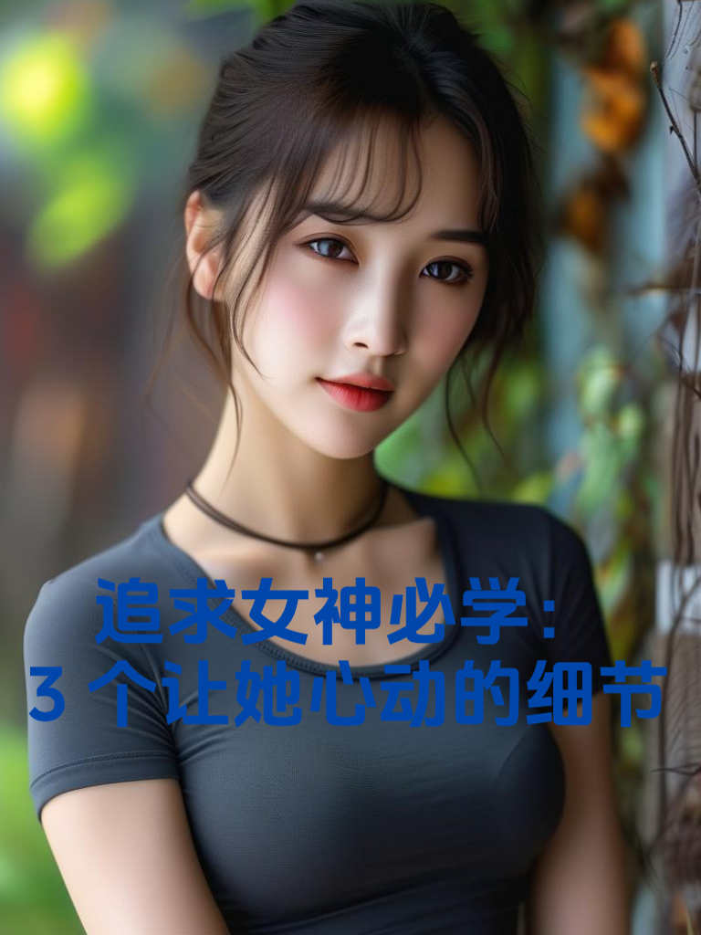 追求女神必学：3个让她心动的细节