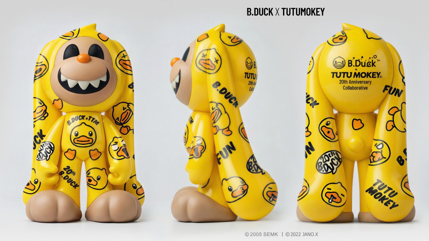TUTUMOKEY×B.DUCK 20 周年联名限定款潮玩
