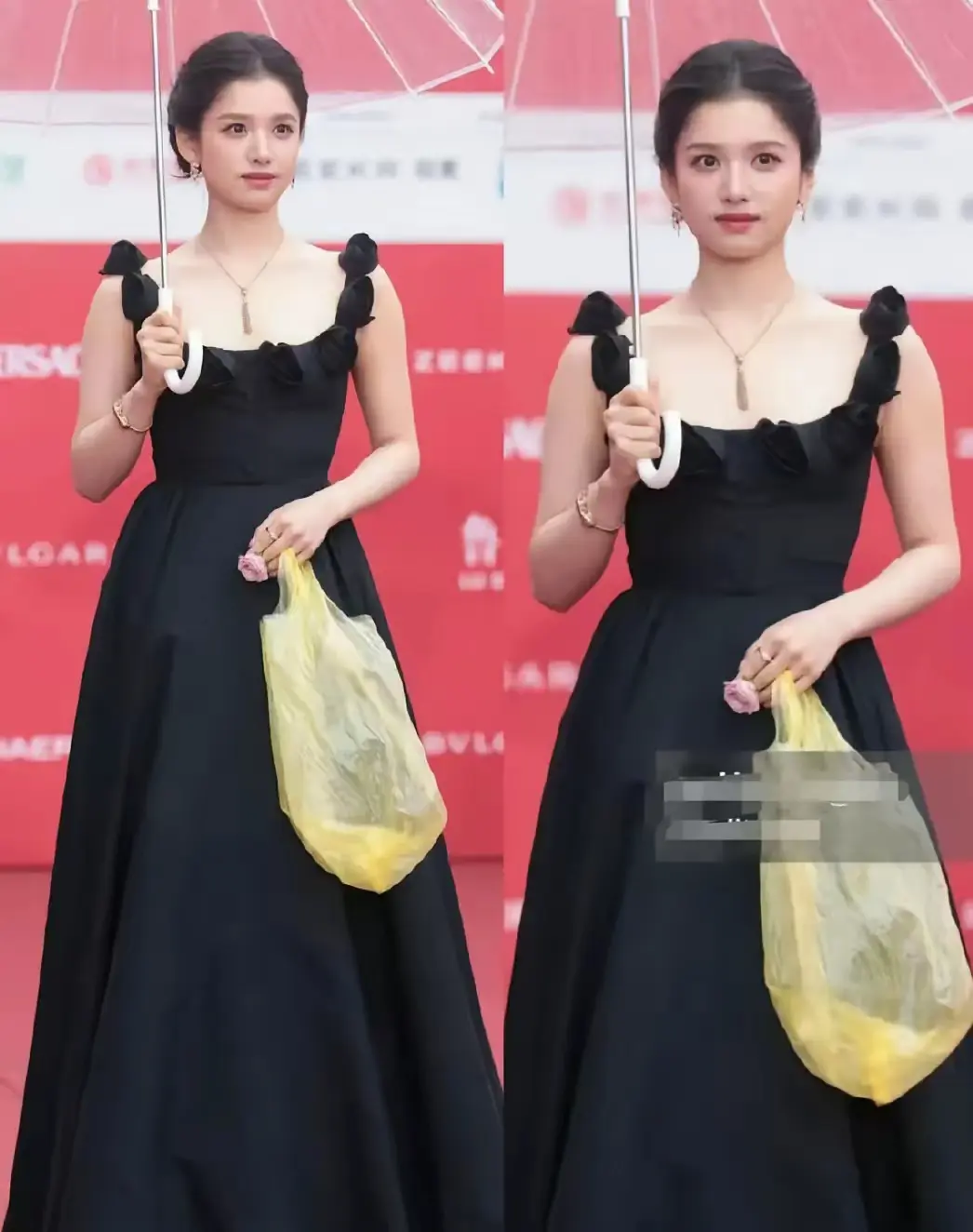 巴黎世家的黄色塑料袋手提包，说是99万
这个世界终究还是颠成了我们看不懂的样子