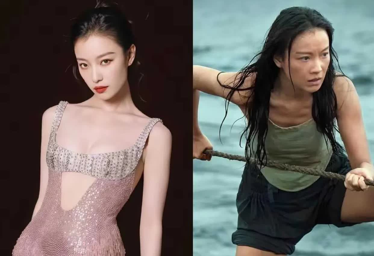 倪妮不要这样，这也太黑了，一定是化妆化的吧，如果真的为了拍戏把自己晒得这么黑，那