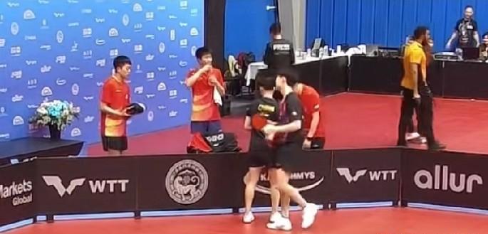 这真的很辛苦很不容易！
原来让人没想到的是，在wtt阿拉木图的晚场比赛，在黄友政