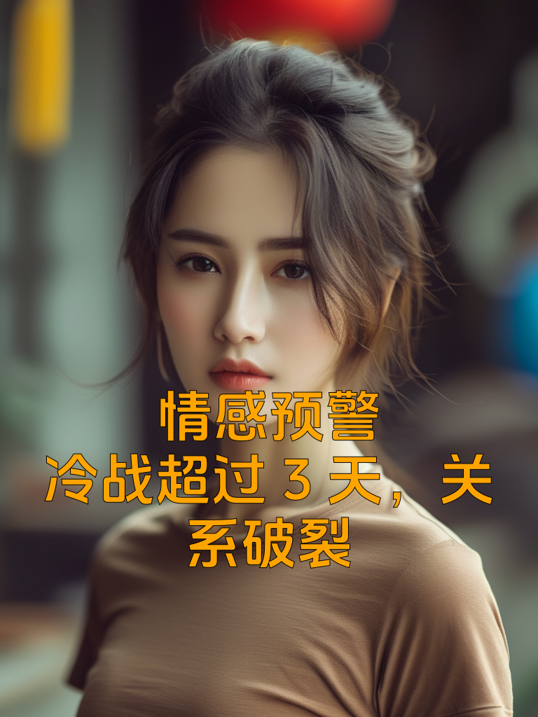 情感预警：冷战超过3天，关系破裂