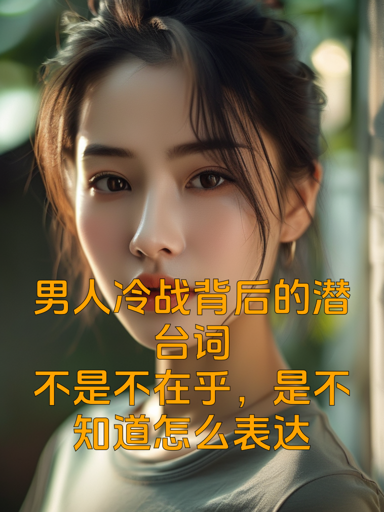 男人冷战背后的潜台词：不是不在乎，是不知道怎么表达