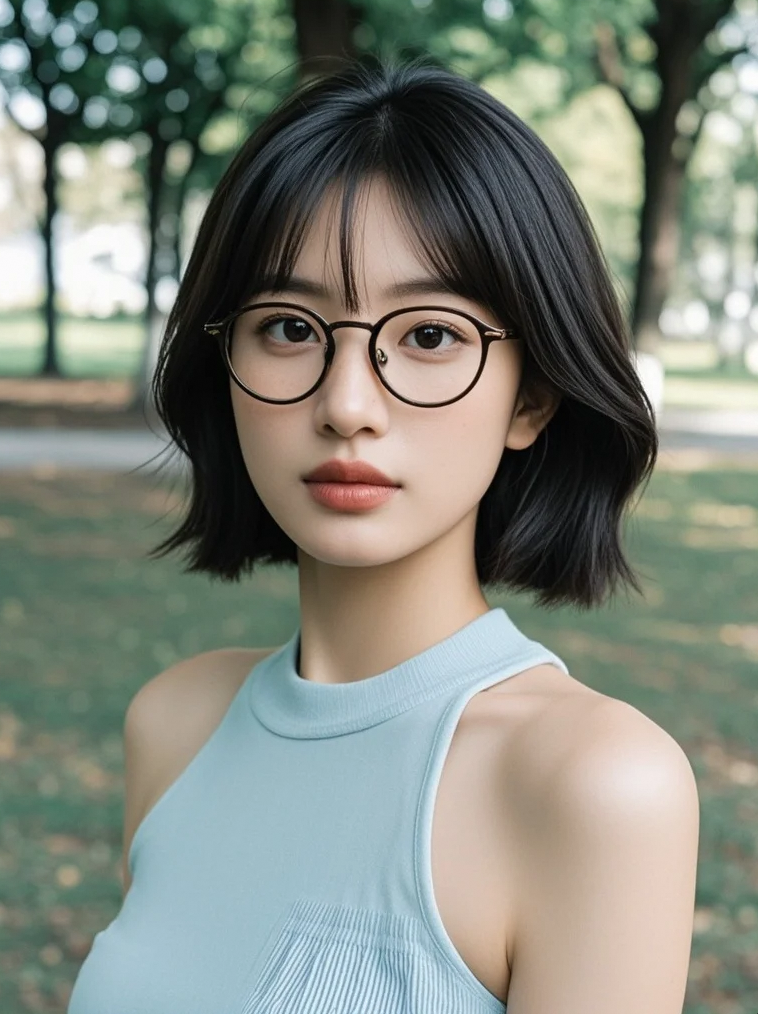 不是仙女下凡，是滤镜太给力。