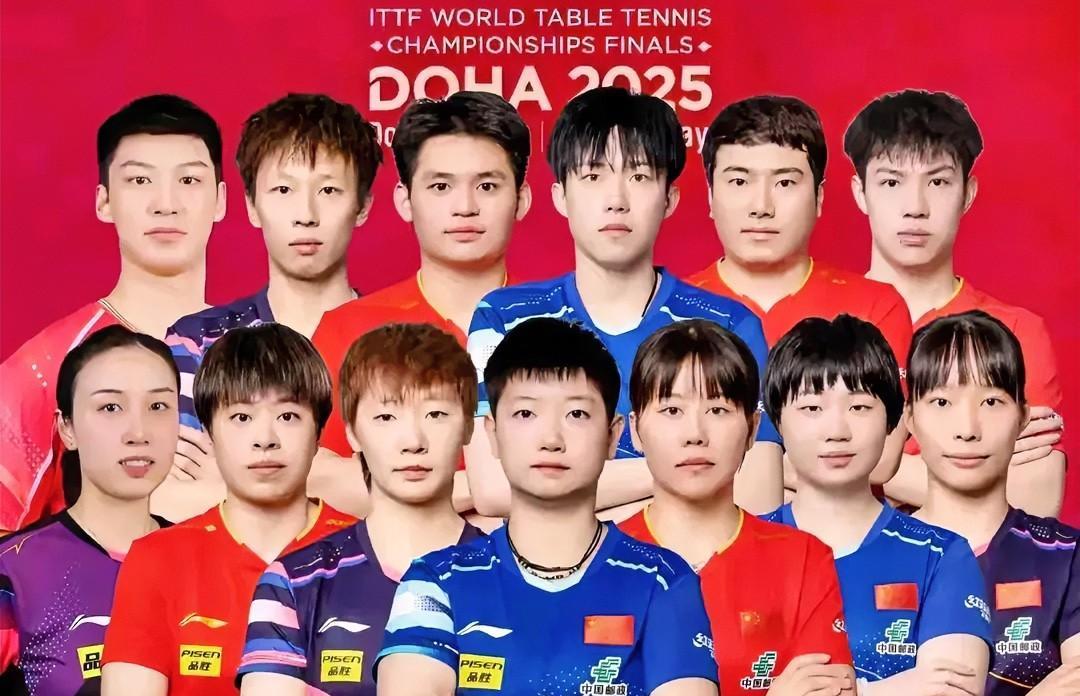 多哈世乒赛国乒夺冠难易度：
一、男子双打
参赛组合林诗栋/林高远、黄友政/梁靖崑