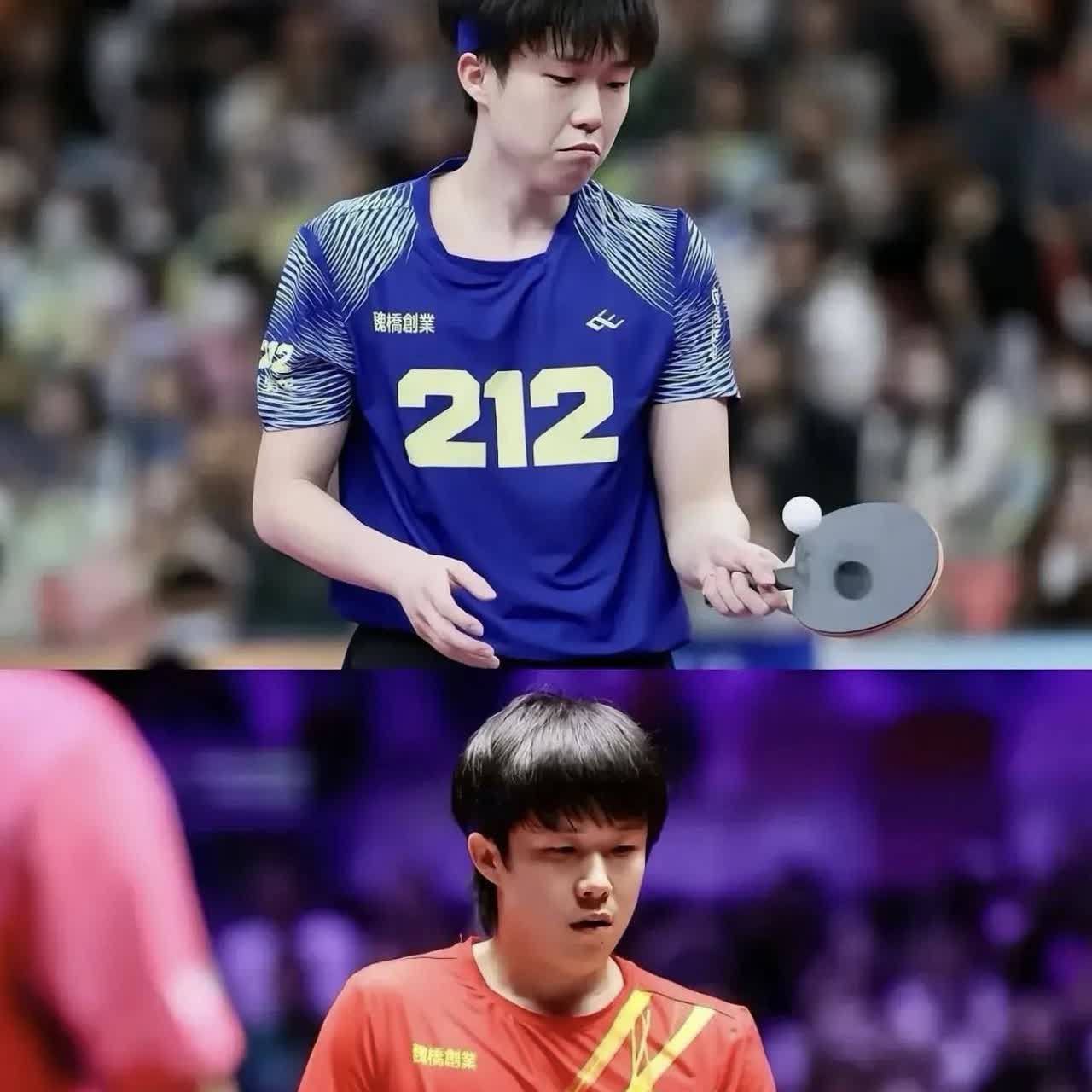 壮了，稳了，更能打了。
半年间，王楚钦肉眼可见壮了——肩宽了，臂肌明显了，身板