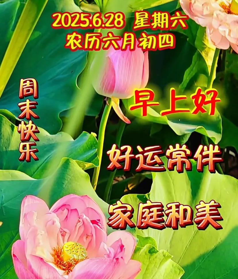 #6月28日，农历六月初四，开市大吉，幸福吉祥#