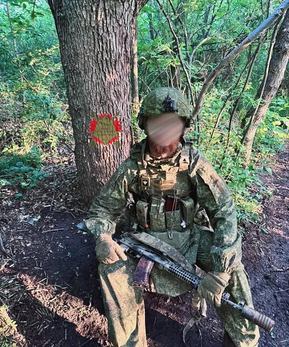 特别军事行动区，在哈尔科夫方向执行任务的俄军特种部队侦察兵。