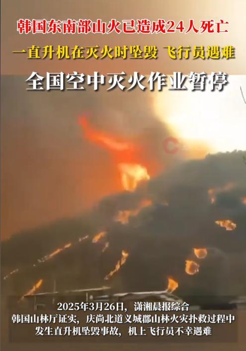 老缅地震我们捐了一个亿，现在韩国突发山火我们还没表态，结果韩国网友就破防生气了：
