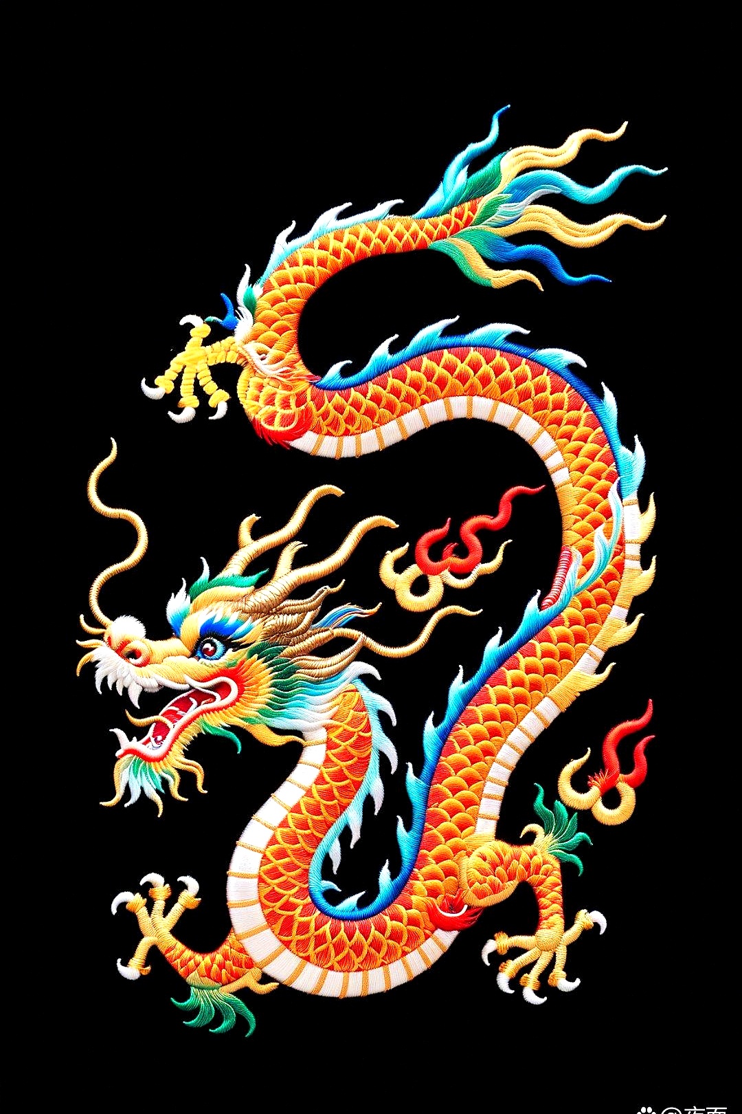 这条龙的出场方式，真是自带鼓风机效果。浑身散发着生人勿近，熟人也别惹我的气场。娱