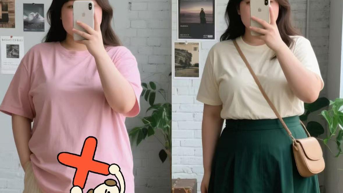 微胖女孩秋冬穿搭指南：4个藏肉技巧+显瘦公式，轻松穿出高级感