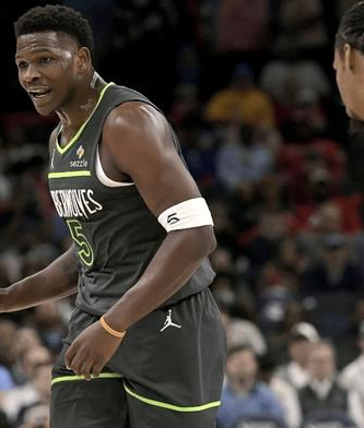 爱德华兹44分，森林狼轻取灰熊助勇士重回西部第六。NBA常规赛，森林狼客场挑战灰