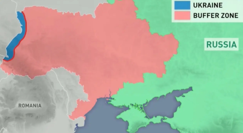 俄方发布新地图，乌克兰领土只剩小小一条，基辅都不给泽连斯基留
俄罗斯前总统梅德韦