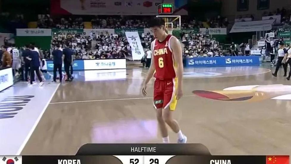 中国队世预赛半场落后23分，恐创对韩国队连负最耻辱纪录