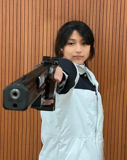 #射击#
2025年8月25日，在哈萨克斯坦奇姆肯特举行的第16届射击亚锦赛中，