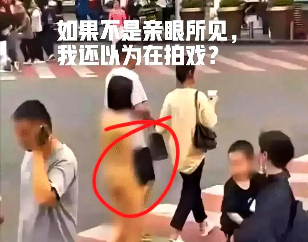 真是无奇不有，女子想要买一件50元的裙子男友不同意，结果女子直接把衣服都脱了，一