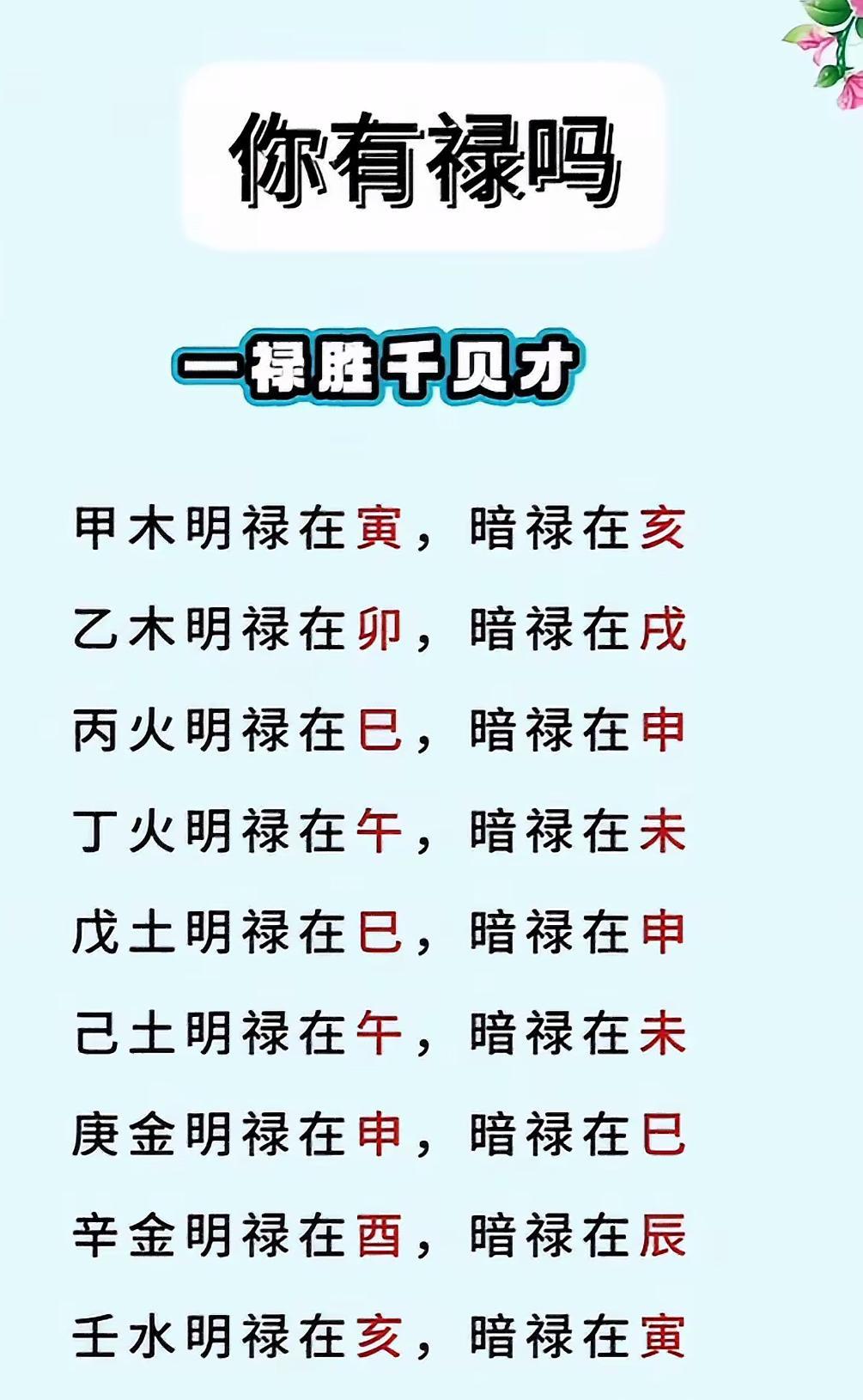 一禄胜千财