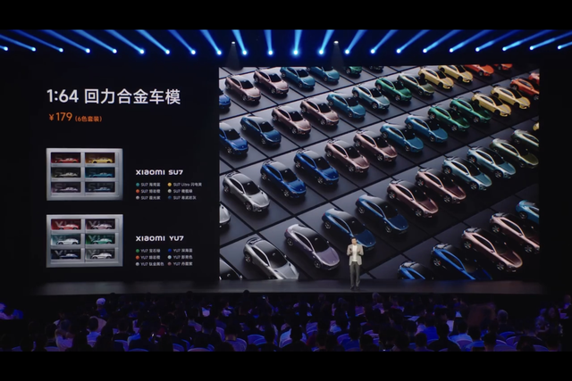 小米YU7合金模型
两种模型，一个是六合一送给小朋友的这个可以买一个，一个是1: