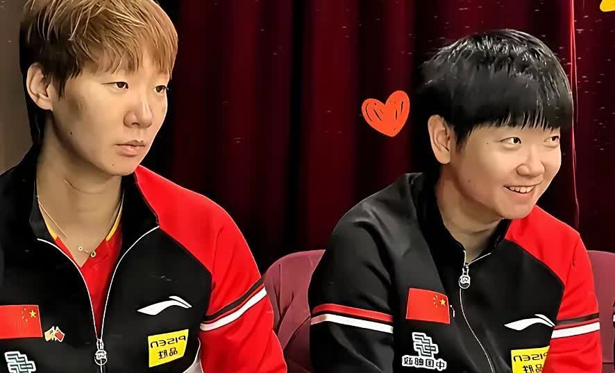 王励勤果然再下一盘大棋，外协队估计已经看出来了，但一点办法也没有！孙颖莎和王曼昱