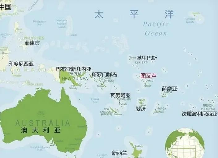 由于水平面上升，图瓦卢整个国家要搬迁，在不搬迁国家就被海水淹没了，这个国家人口才