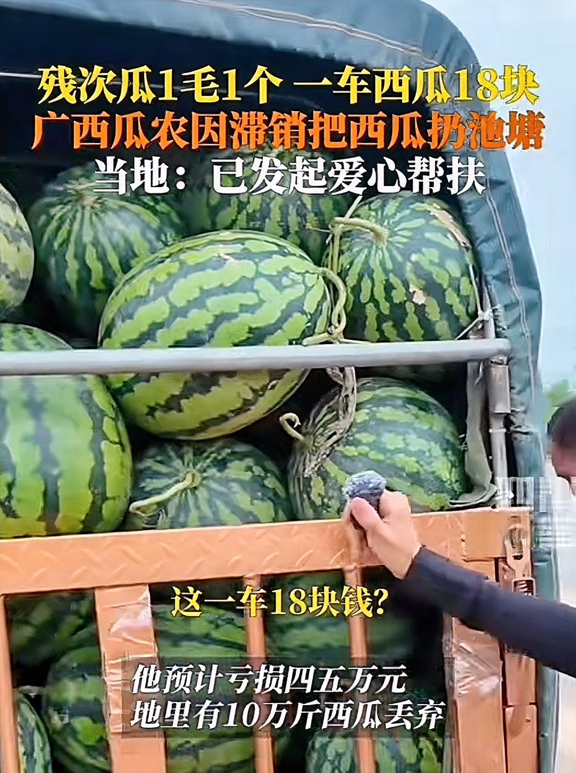 看到这一幕！
不要说韩国网友破防了，
连我都要破防了，这西瓜也太便宜了吧！
精品