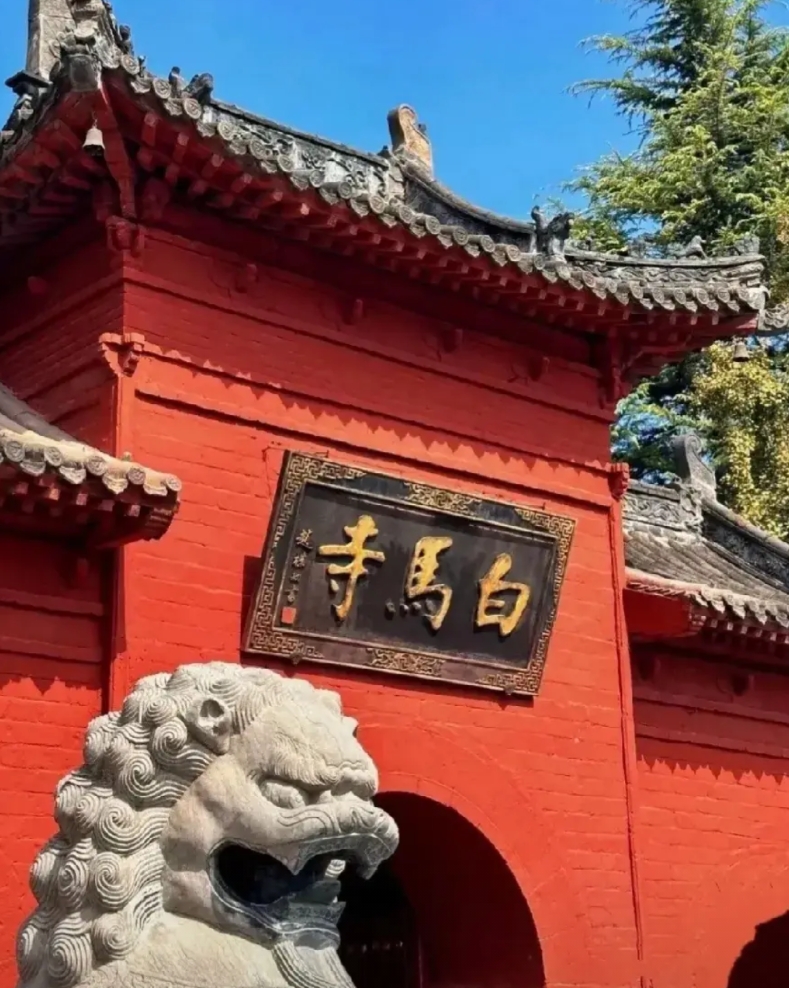 我就纳闷了，同为河南省的两座寺庙，少林寺风光无限，而白马寺则低调了很多。
论资历