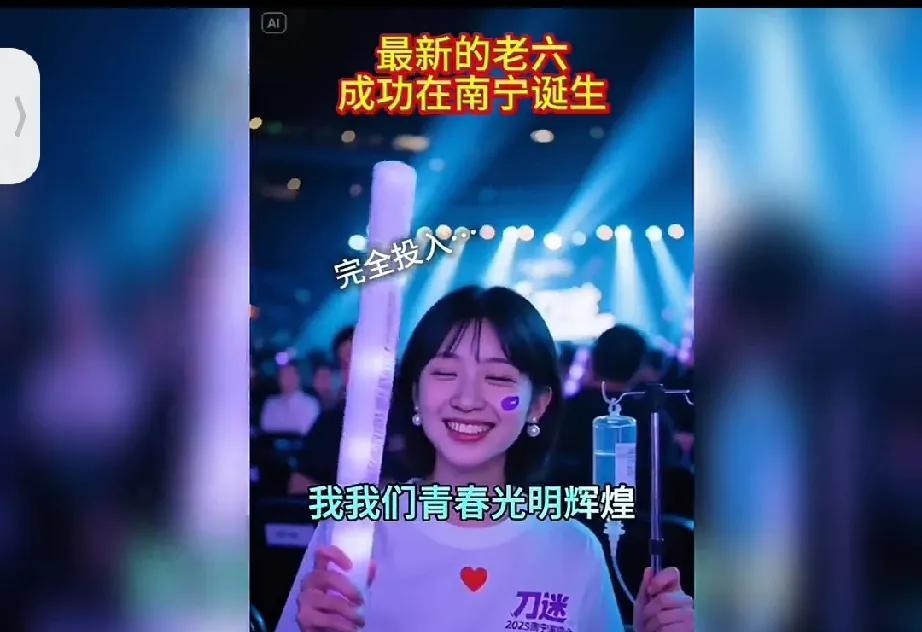 #最新的老六成功在南宁诞生# 刀郎的歌里有生活的酸甜苦辣，这位美女老六她是懂歌的