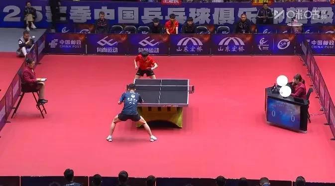 林昀儒愈战愈勇，
山东魏桥3：0结束战斗！
2025年乒超联赛第一阶段，男团比赛