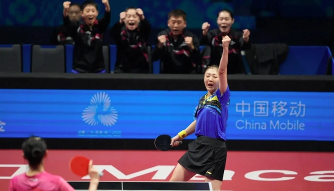 在有无孙颖莎参赛的情况下，河北判若两队