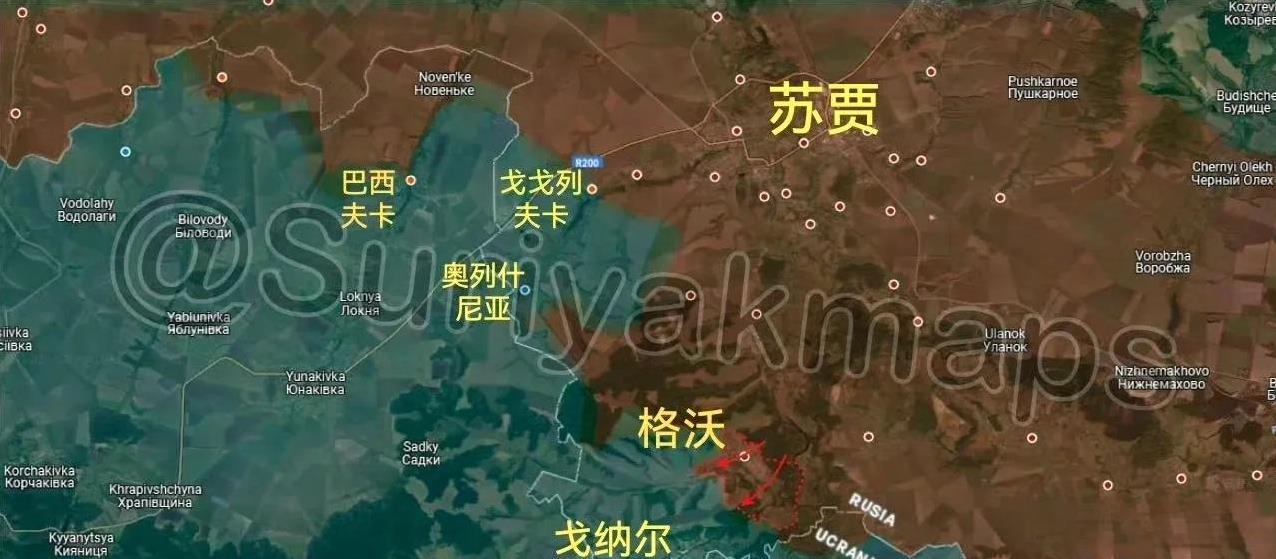3月17日早上，俄罗斯TG频道报道俄乌最新战报：
1.库尔斯克州前线（图一）：