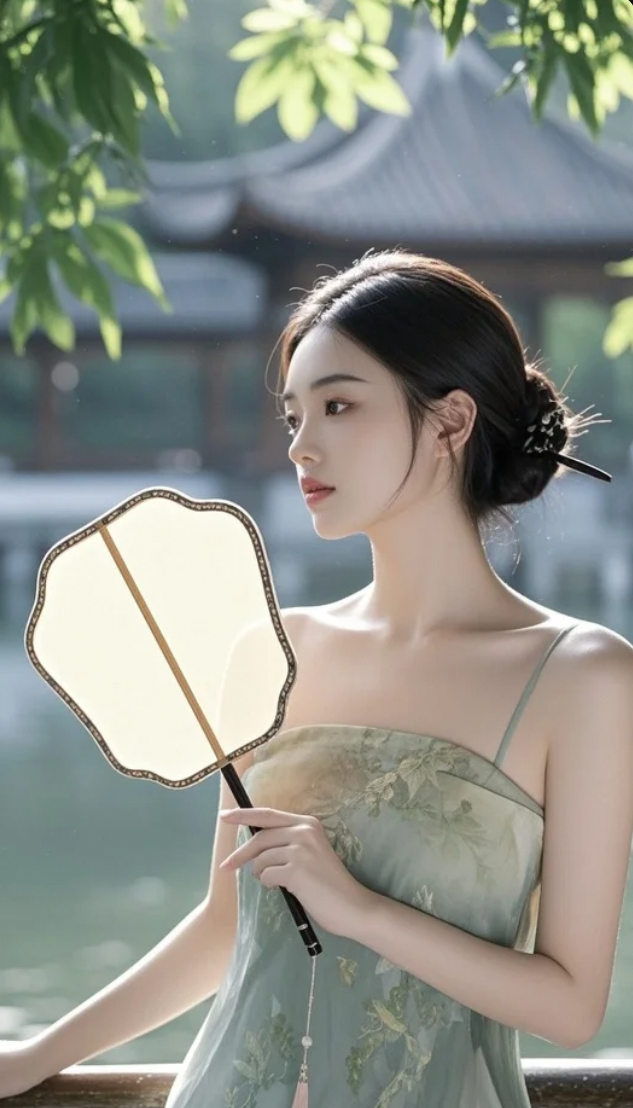 她的美，是含蓄的，也是炽热的