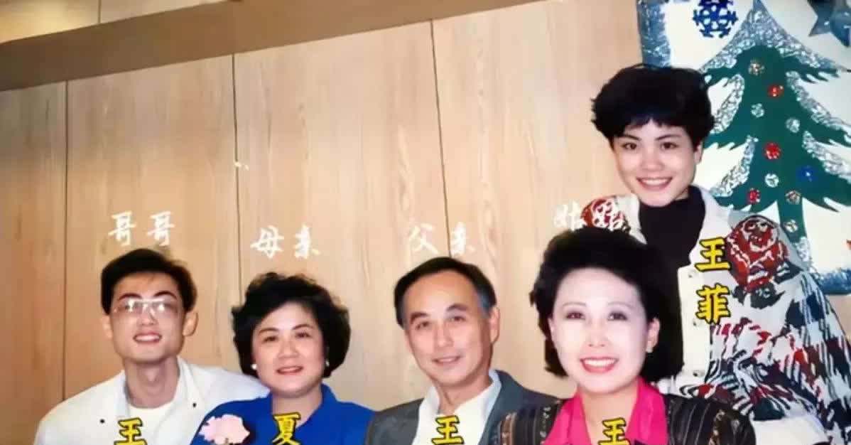 看了这张照片，终于明白谢霆锋为何迷恋王菲了？
这是90年代王菲的一张全家福！

