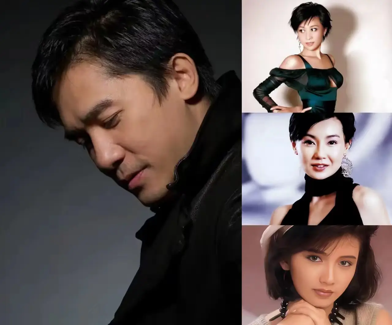 梁朝伟生命中的三个女人
​1，曾华倩：朱砂痣（分分合合、纠缠数年的初恋）。
2，