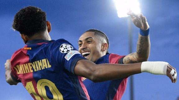 ​拉菲尼亚闪耀欧冠