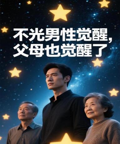 不光男性觉醒，男孩子的父母也觉醒了，不再逼孩子相亲结婚了！结婚是孩子自己的事情，