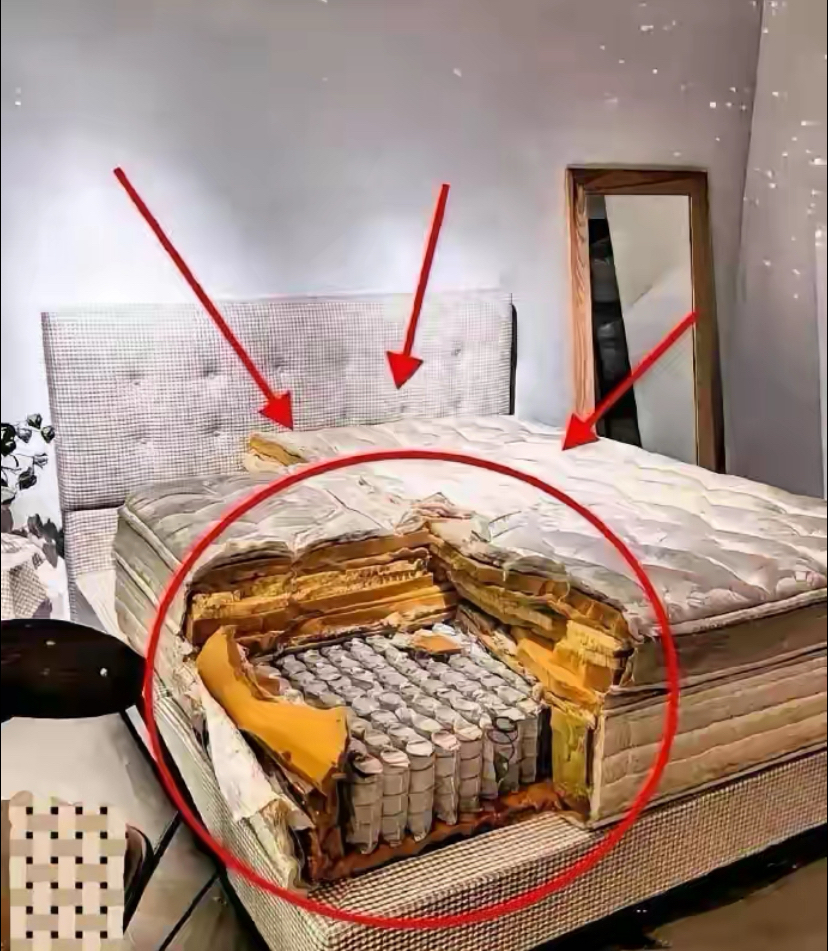房东留下的床坏了，拆开看到的，这是啥？