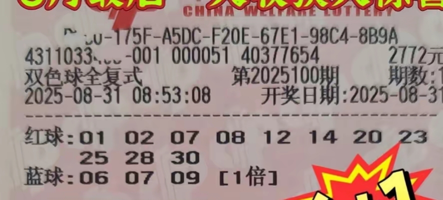 双色球25100期复式票汇总，喜迎八月最后一期大奖1000万惊喜